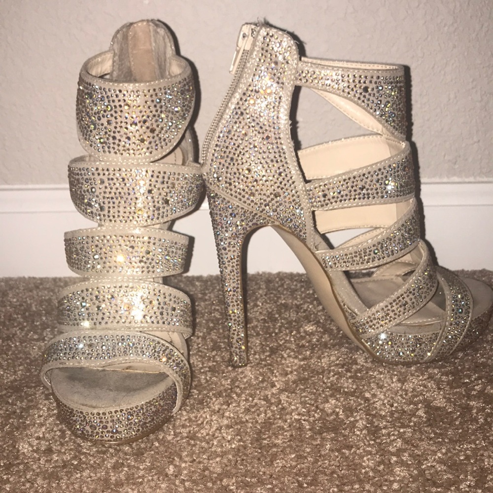 Steve Madden Rhinestone Spycee-R heels